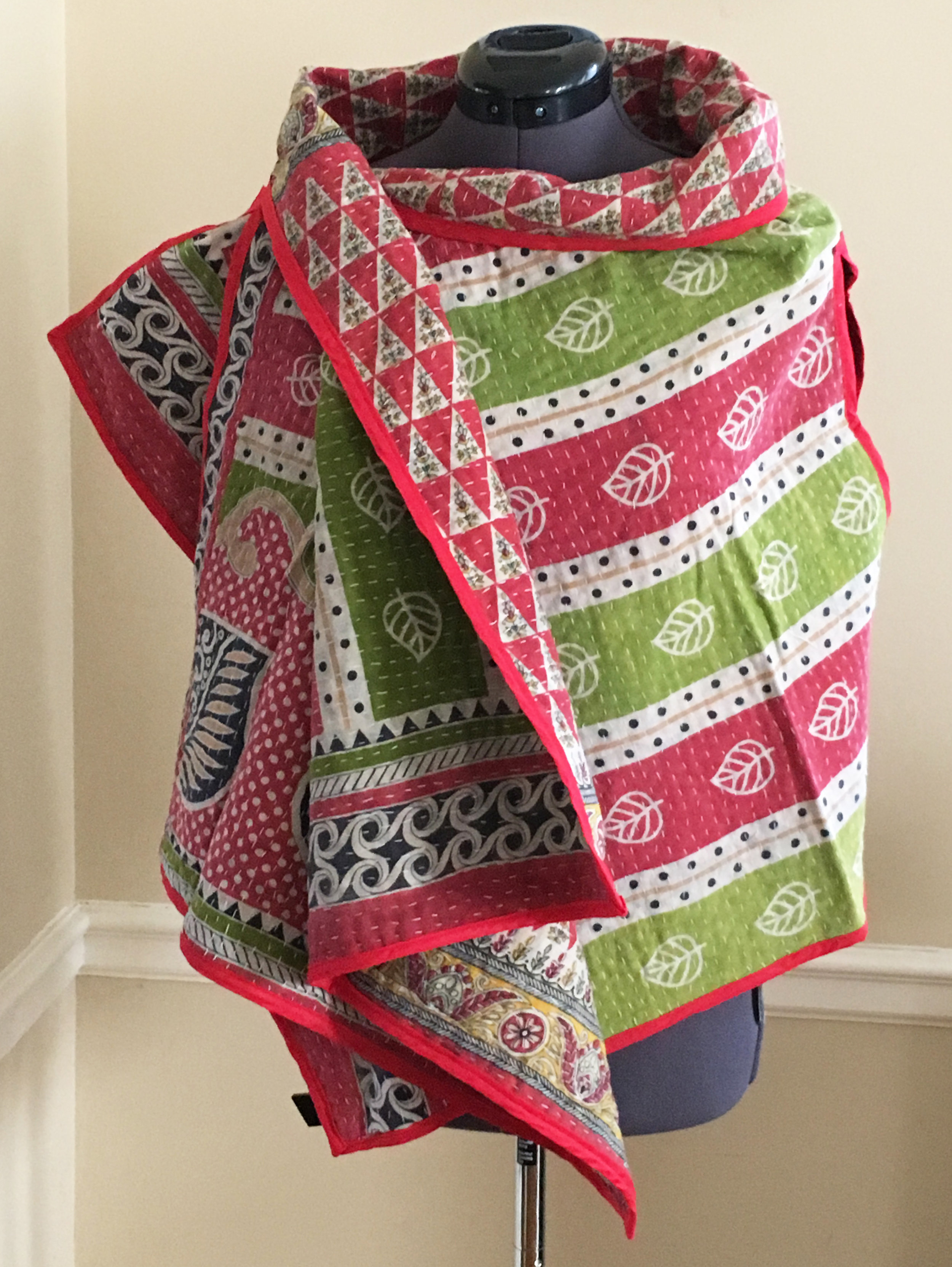 summer garden kantha on model1.jpg