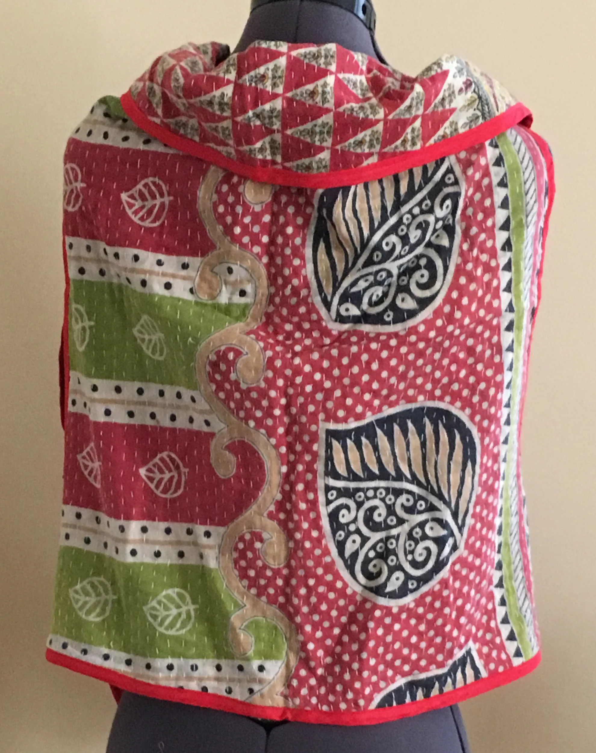 summer garden kantha on model back.jpg