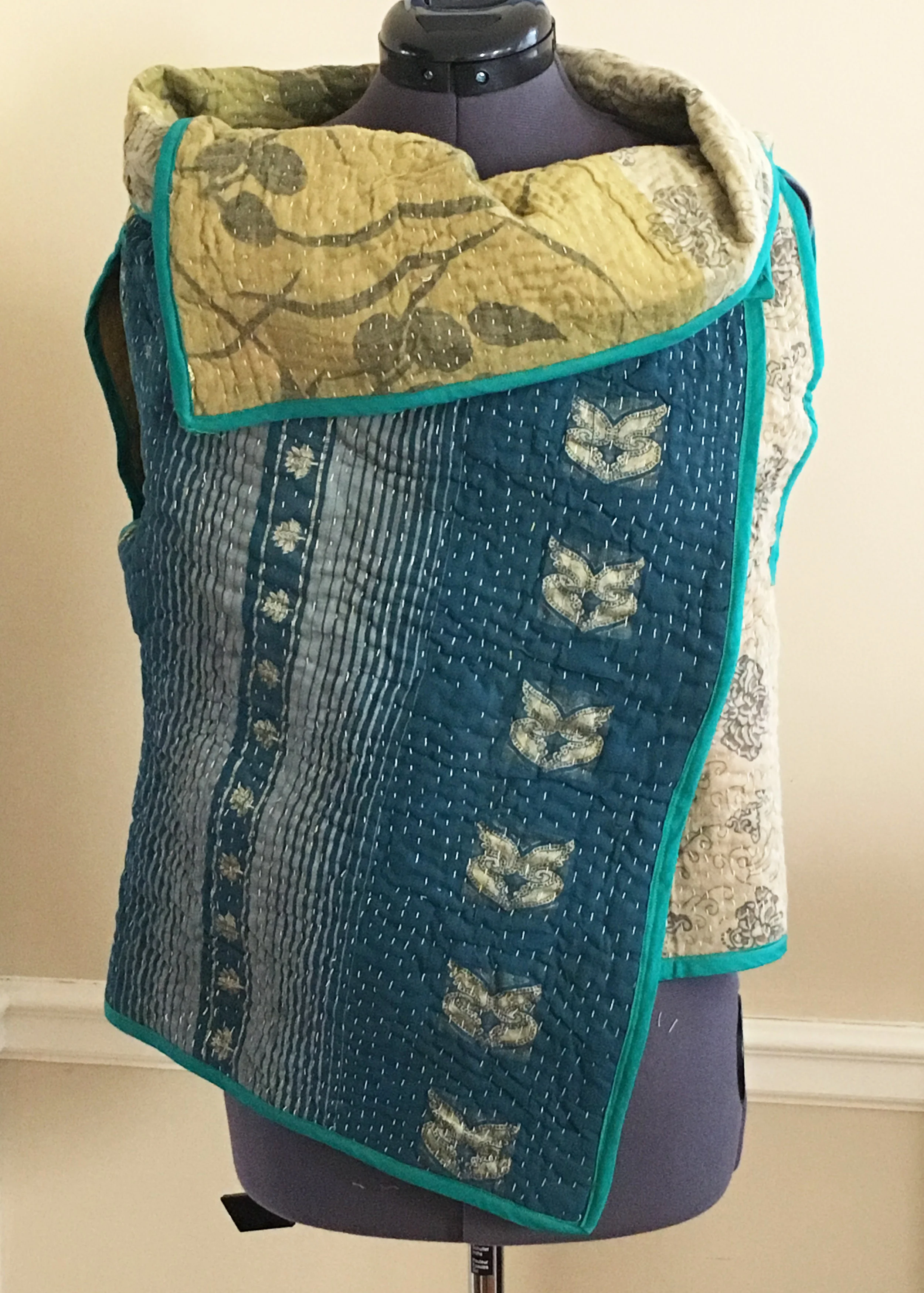 Royal Forest kantha on model.jpg