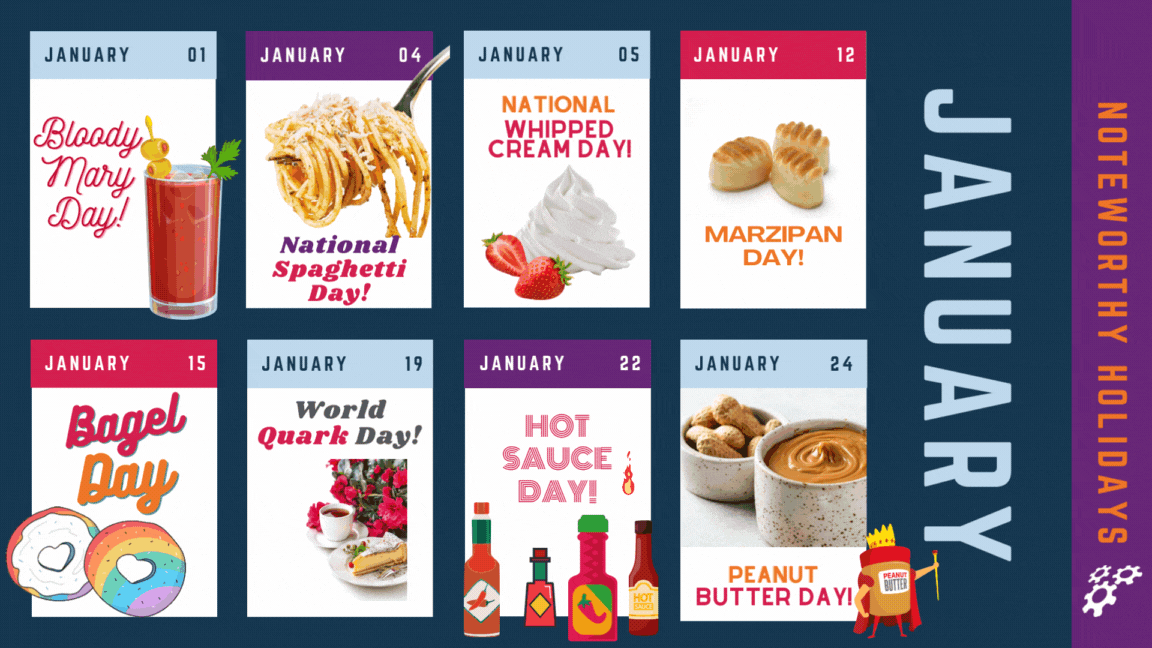 Monthly calendar for newsletter email - food holidays (27).gif