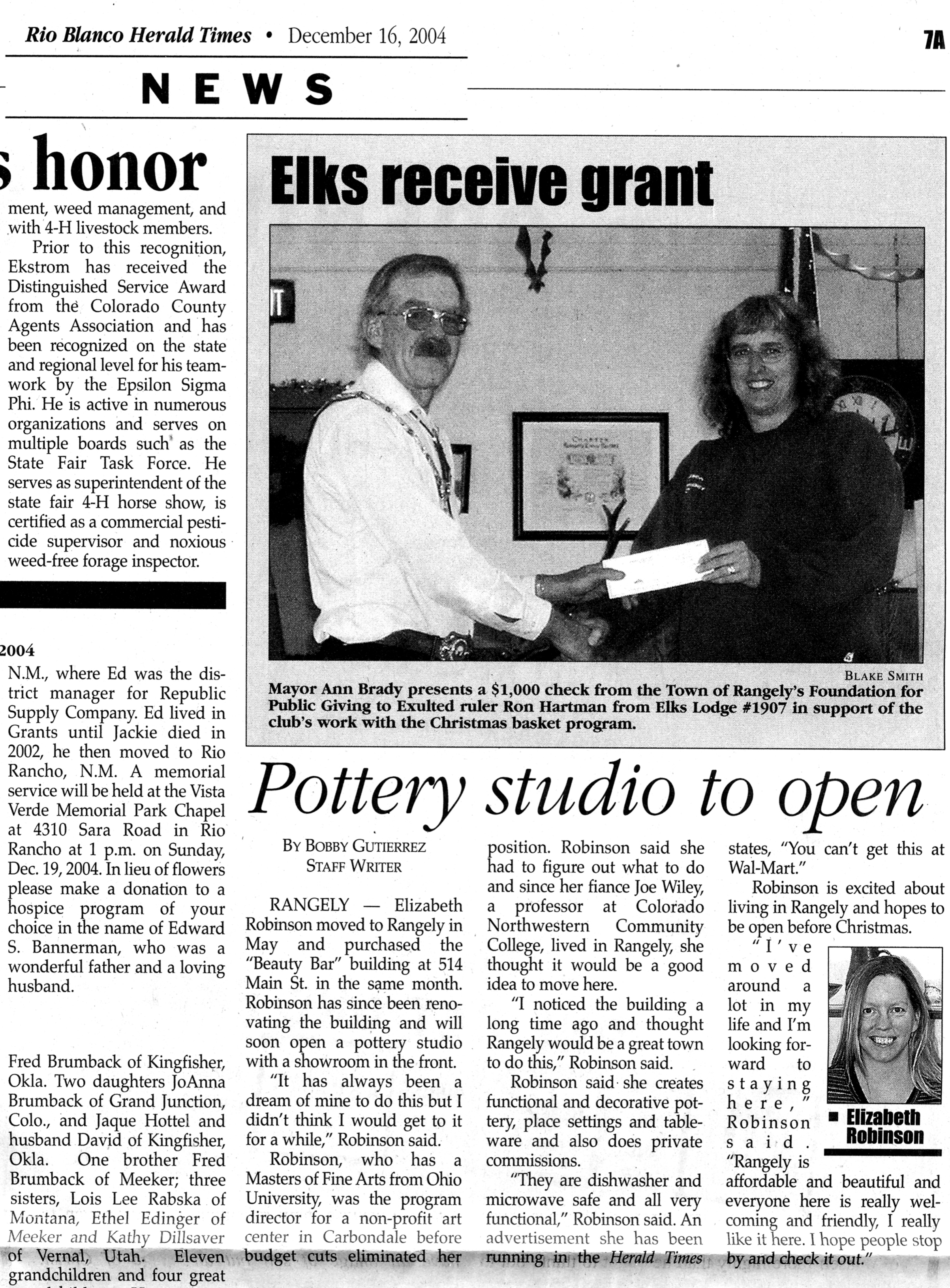 Little article in the local paper on the shop when I first opened up in 2004.