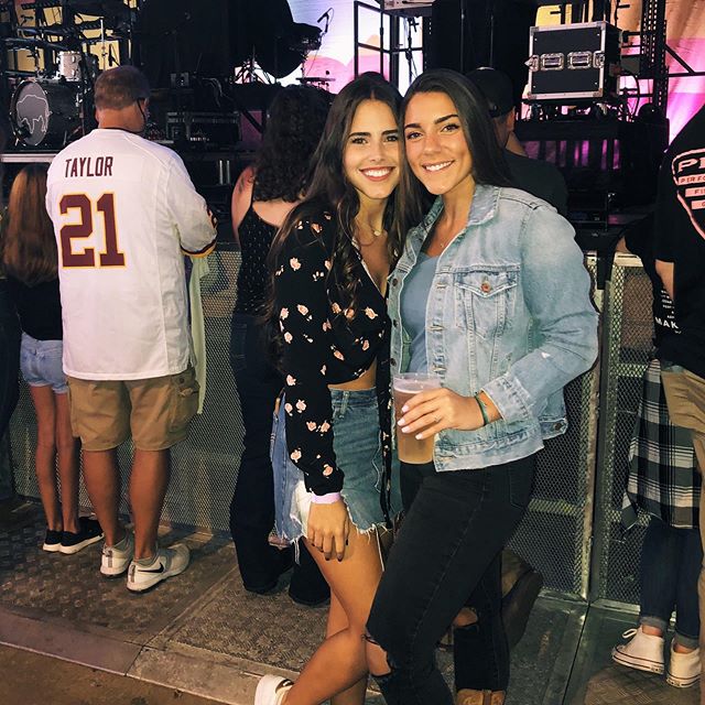 Can&rsquo;t have @olddominionmusic without @_kenzie7 👯&zwj;♀️🤠🍻