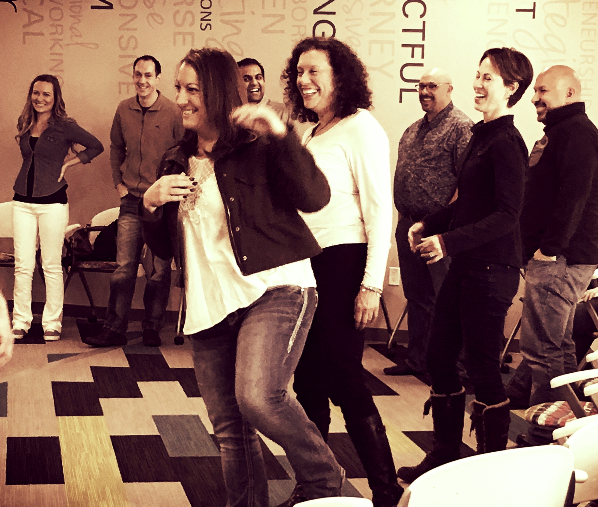 Improv Using the basic principles of improvisation to create a positive atmosphere for participants as individuals and as a group, this fun, fast-paced workshop focuses on communication skills, creativity, and thinking on one's feet.