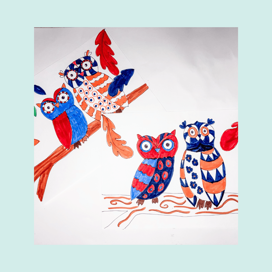 Whimsical Owls