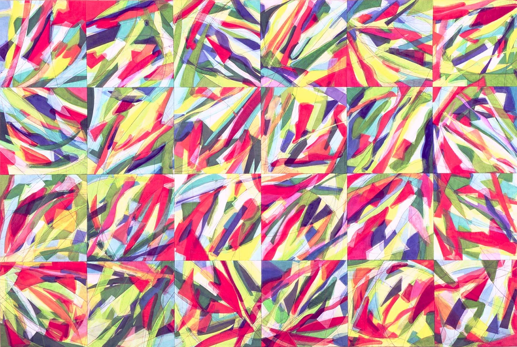  Bird of Paradise (2008)  46" x 69" 