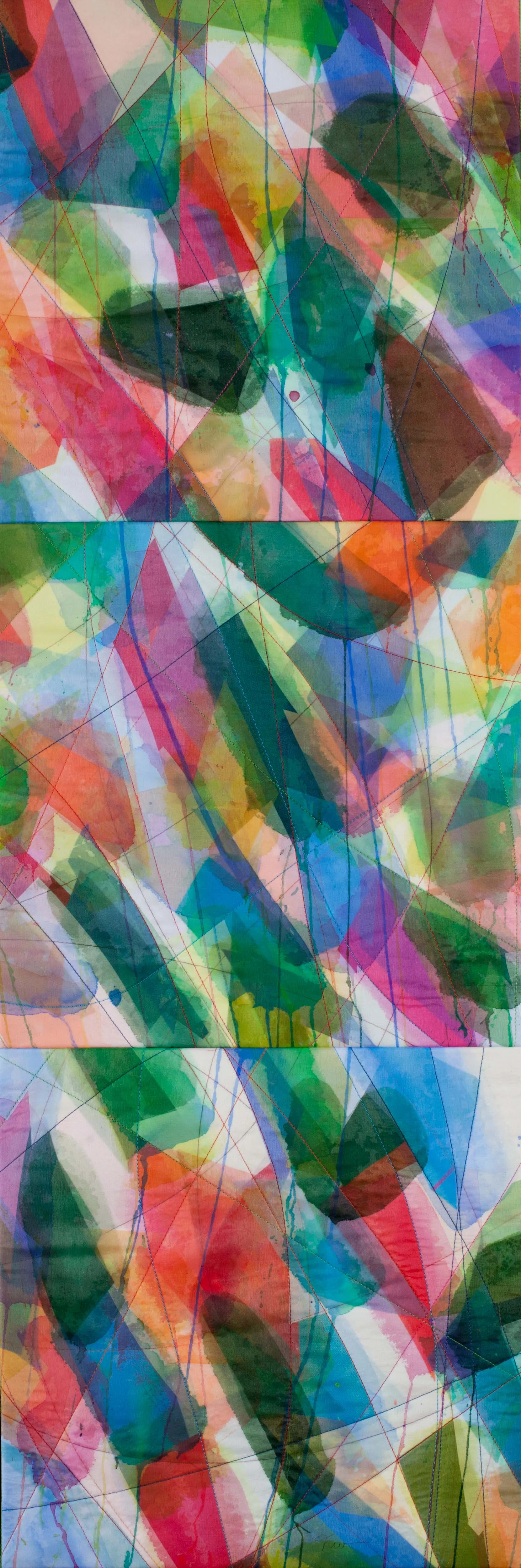  Colour Stream (2011)  42" x 14" 