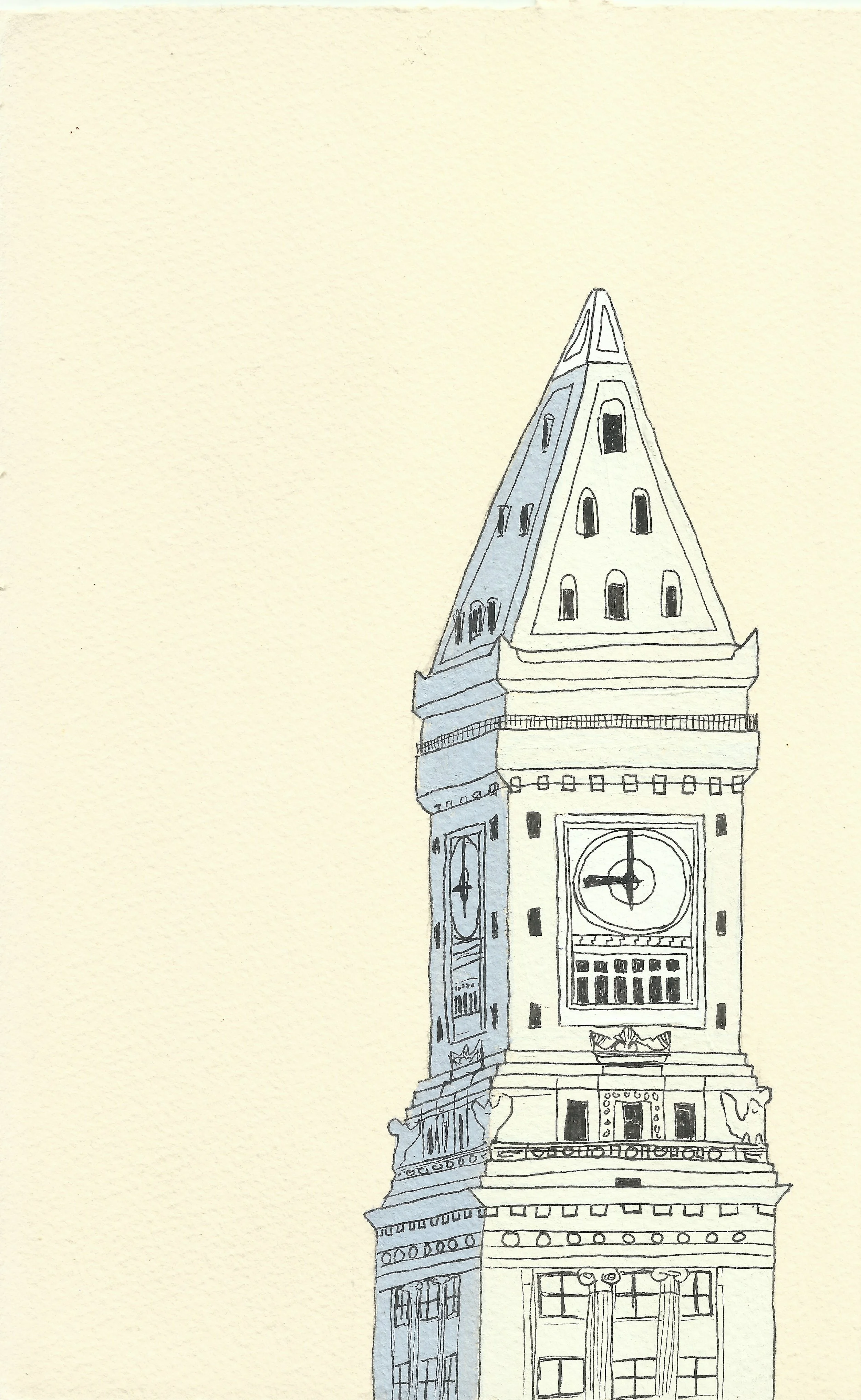 Customs House Tower. What's the time?