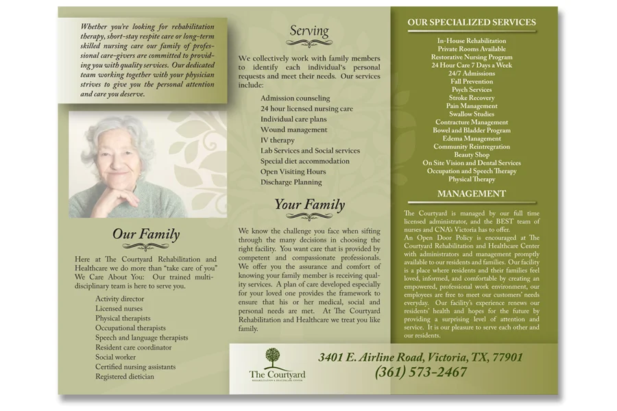 The Courtyard Rehabilitation Brochure