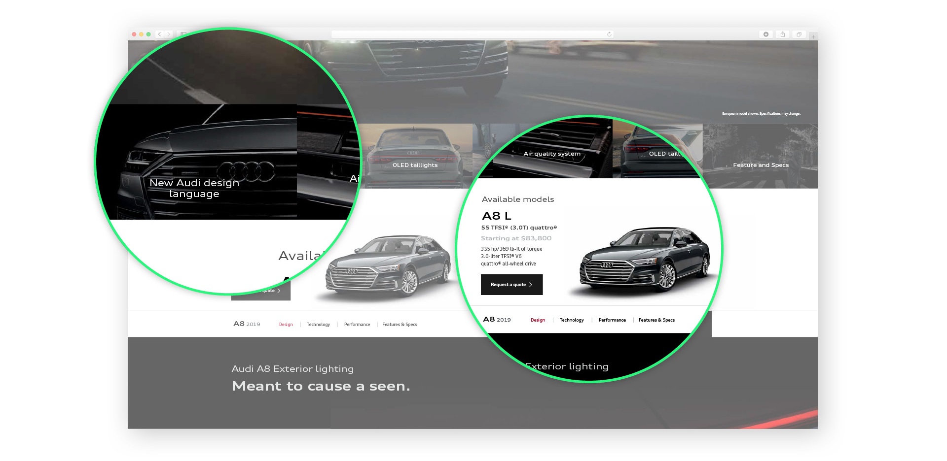 The Highlight Bar and Available Models