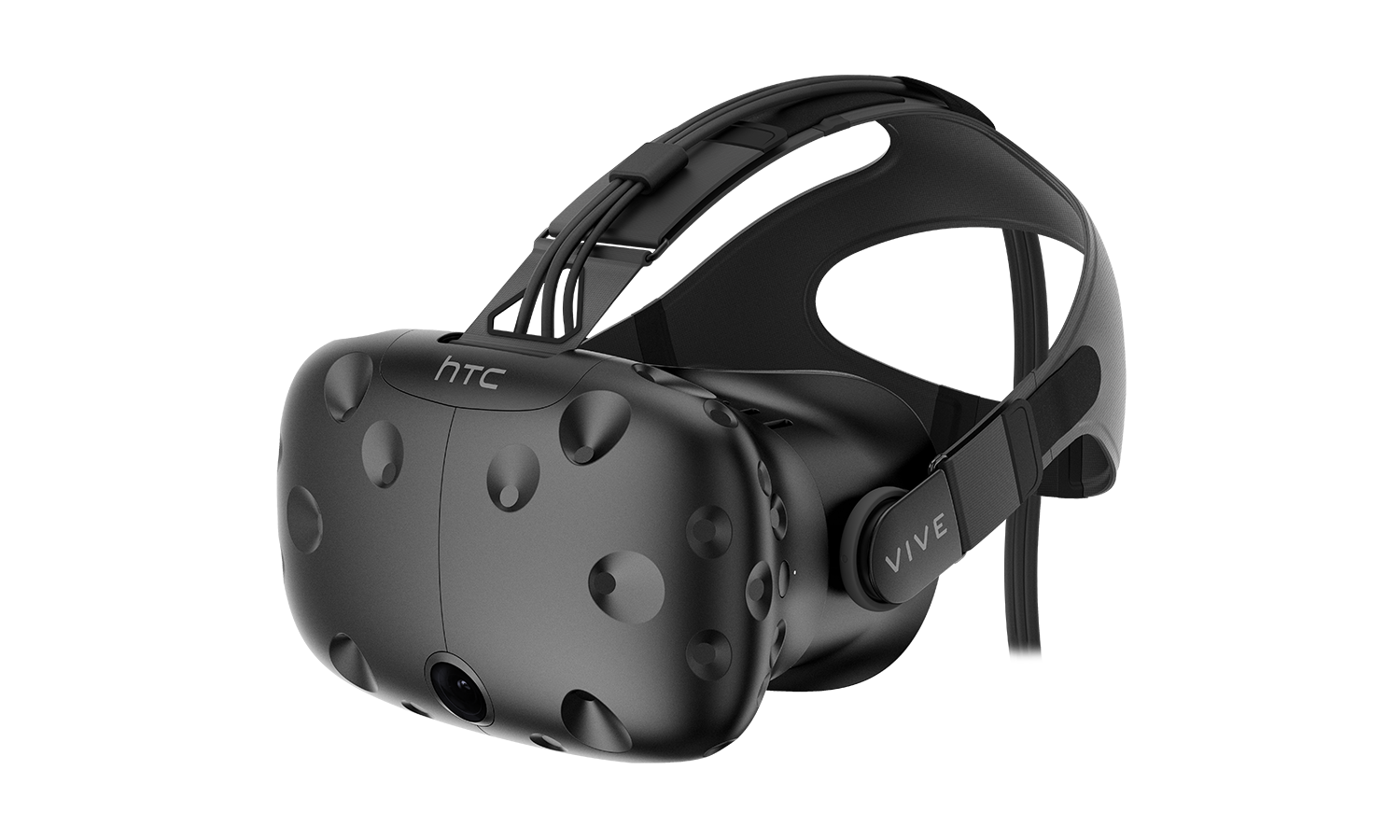An HTC Vive Virtual Reality headset