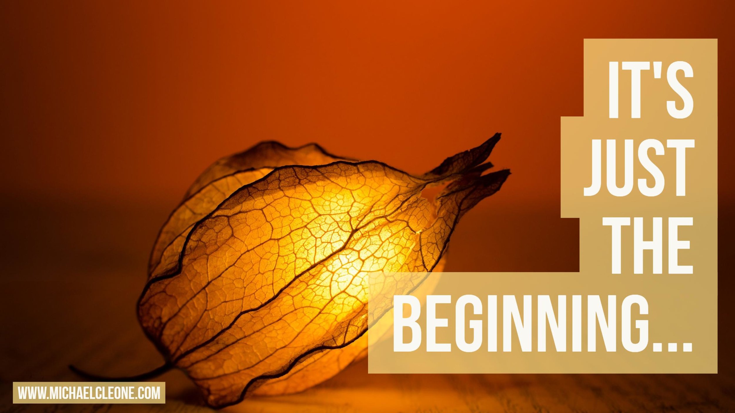 It's Just the Beginning...