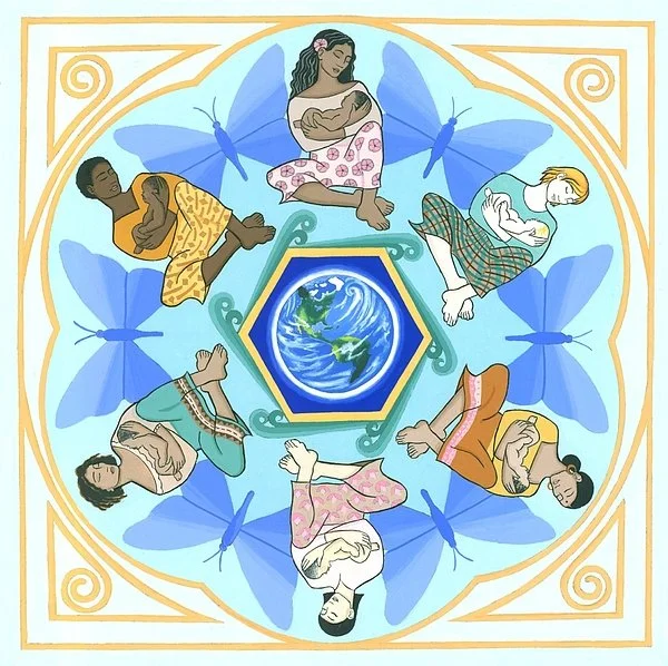 'mothering' Mandala Artist: Karen MacKenzie