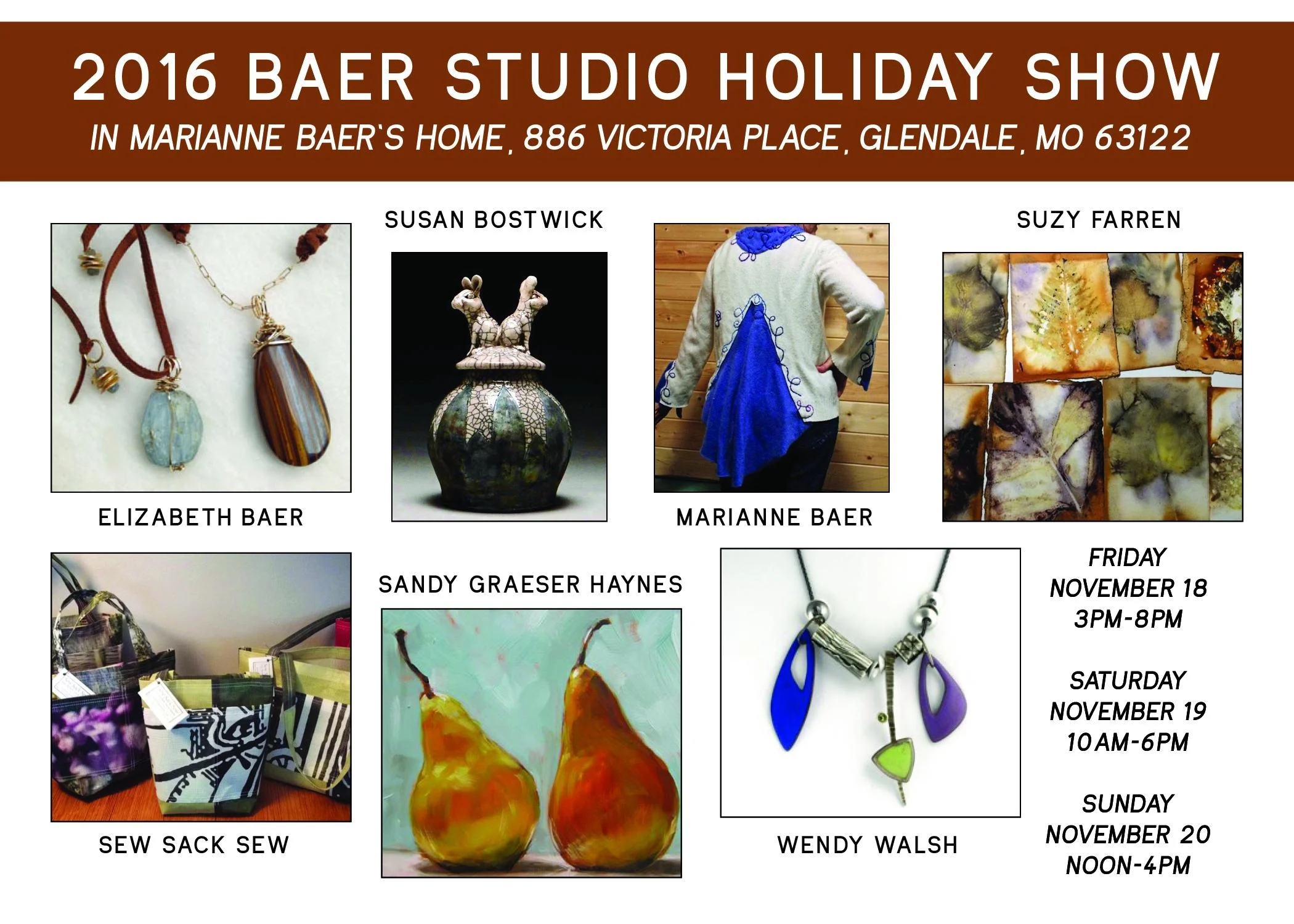 2016 Baer Studio Holiday Show