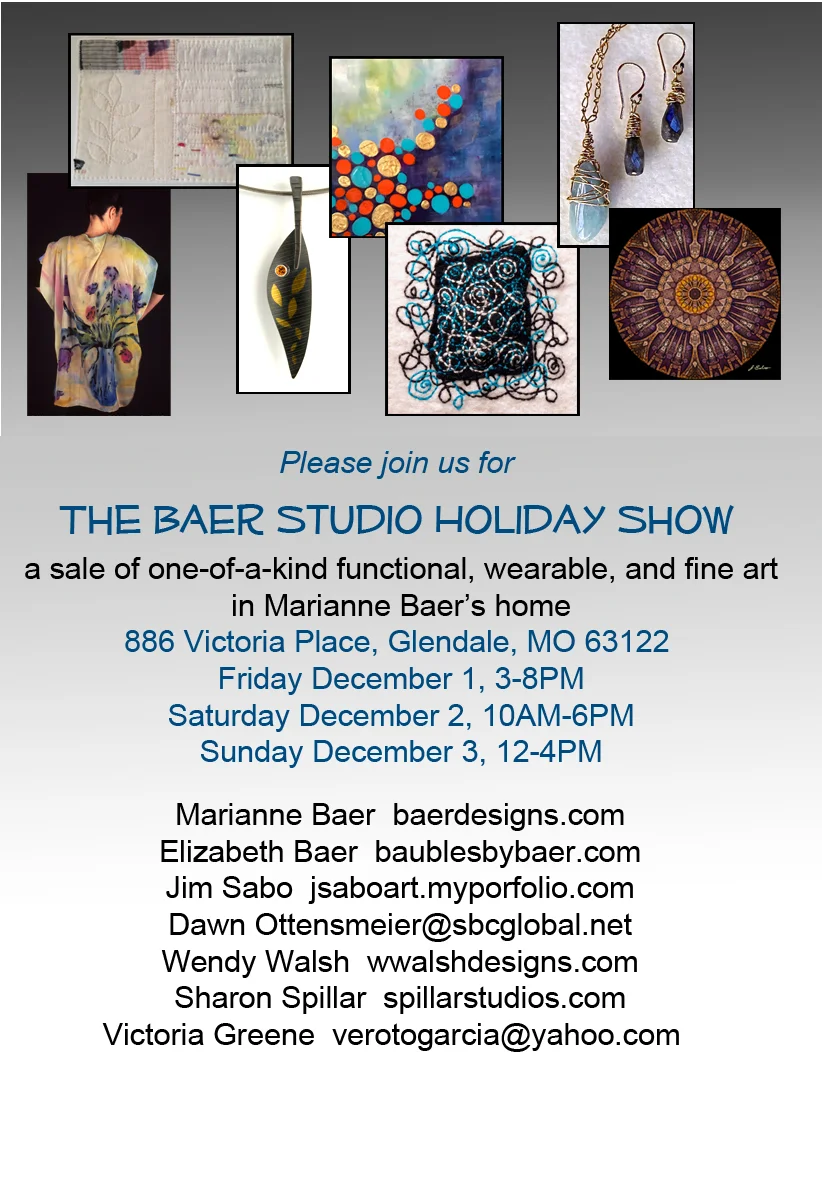 2017 BAER STUDIO HOLIDAY SHOW AND SALE