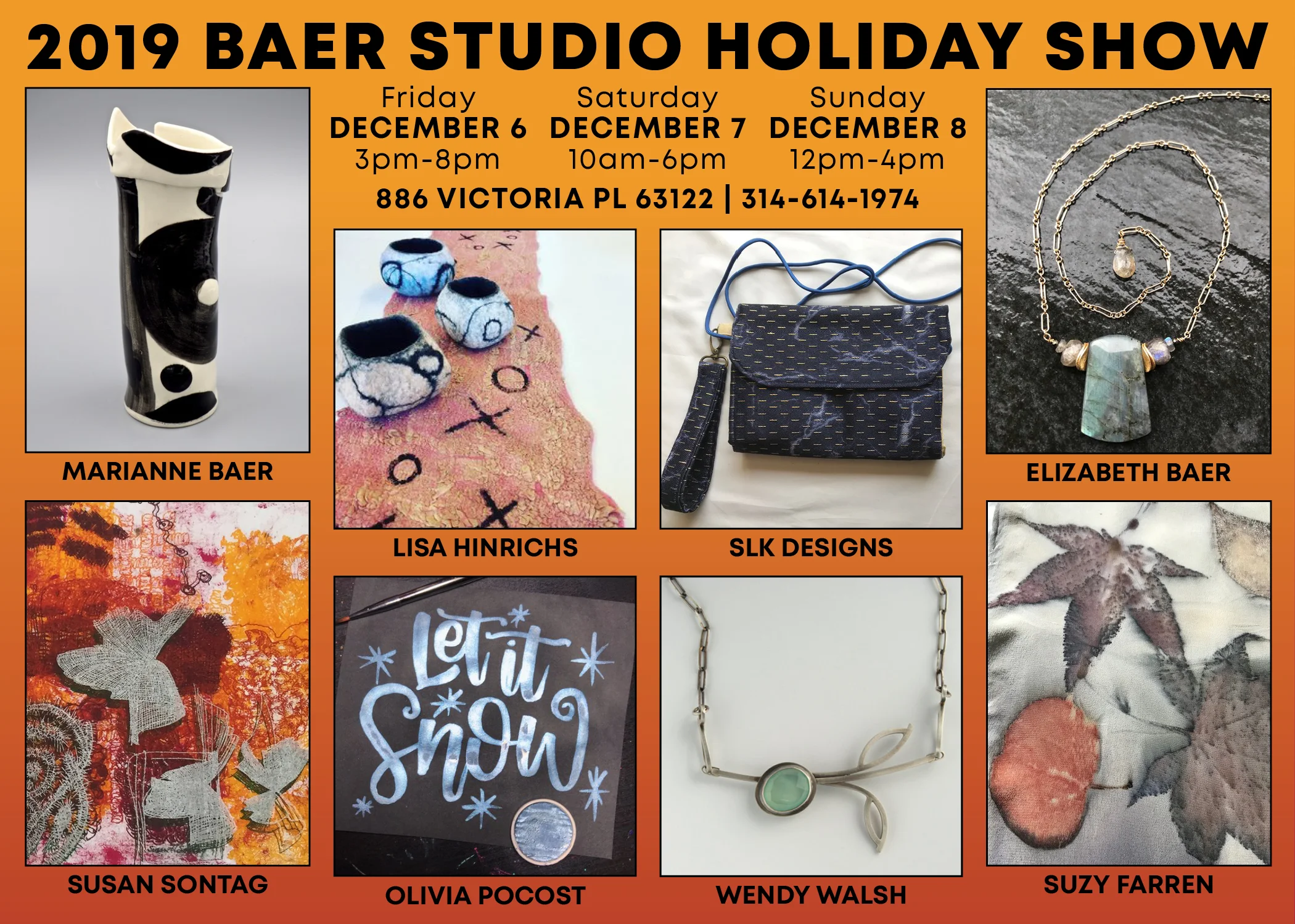 2019 Baer Studio Holiday Show and Sale