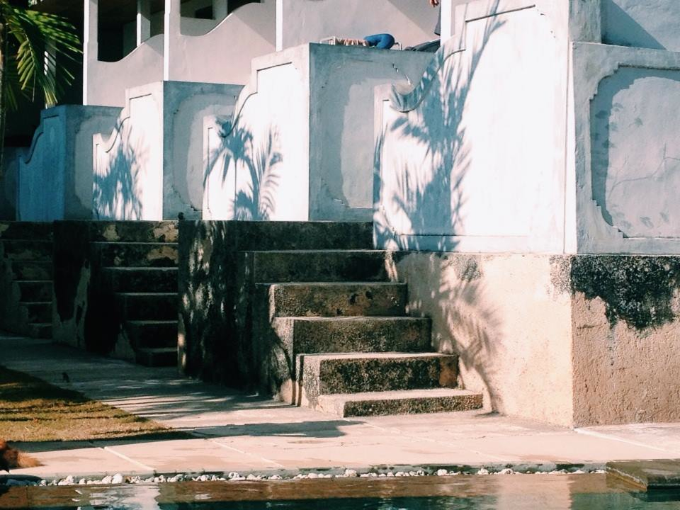 Palm shadows, Iphone, 2014.