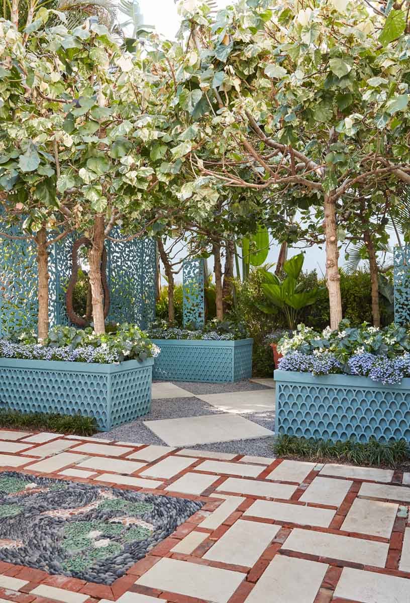 Landscape architectural residential garden design application.