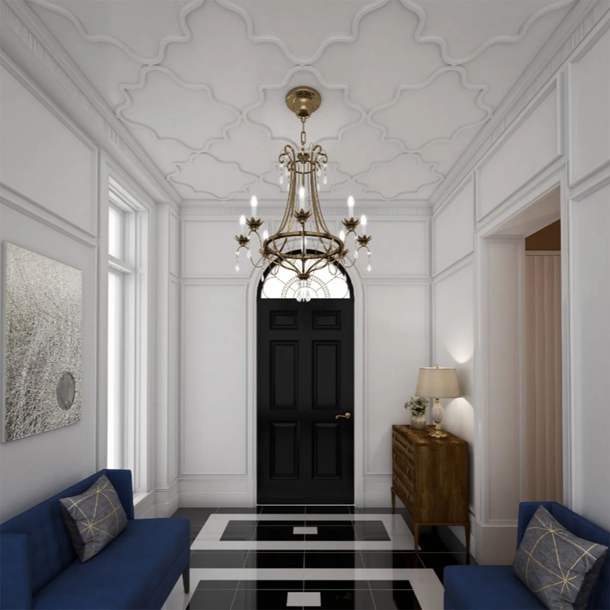 Large format architectural Tracery panels.