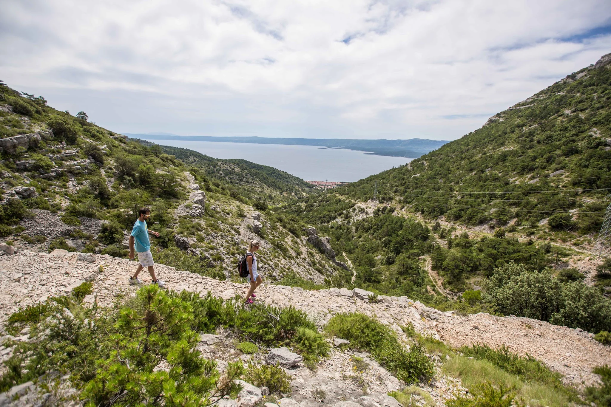 Walk to Vidowa Gora Bol Croatia