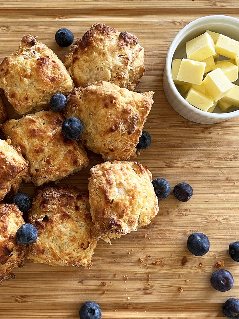 Triple Cheese Scones