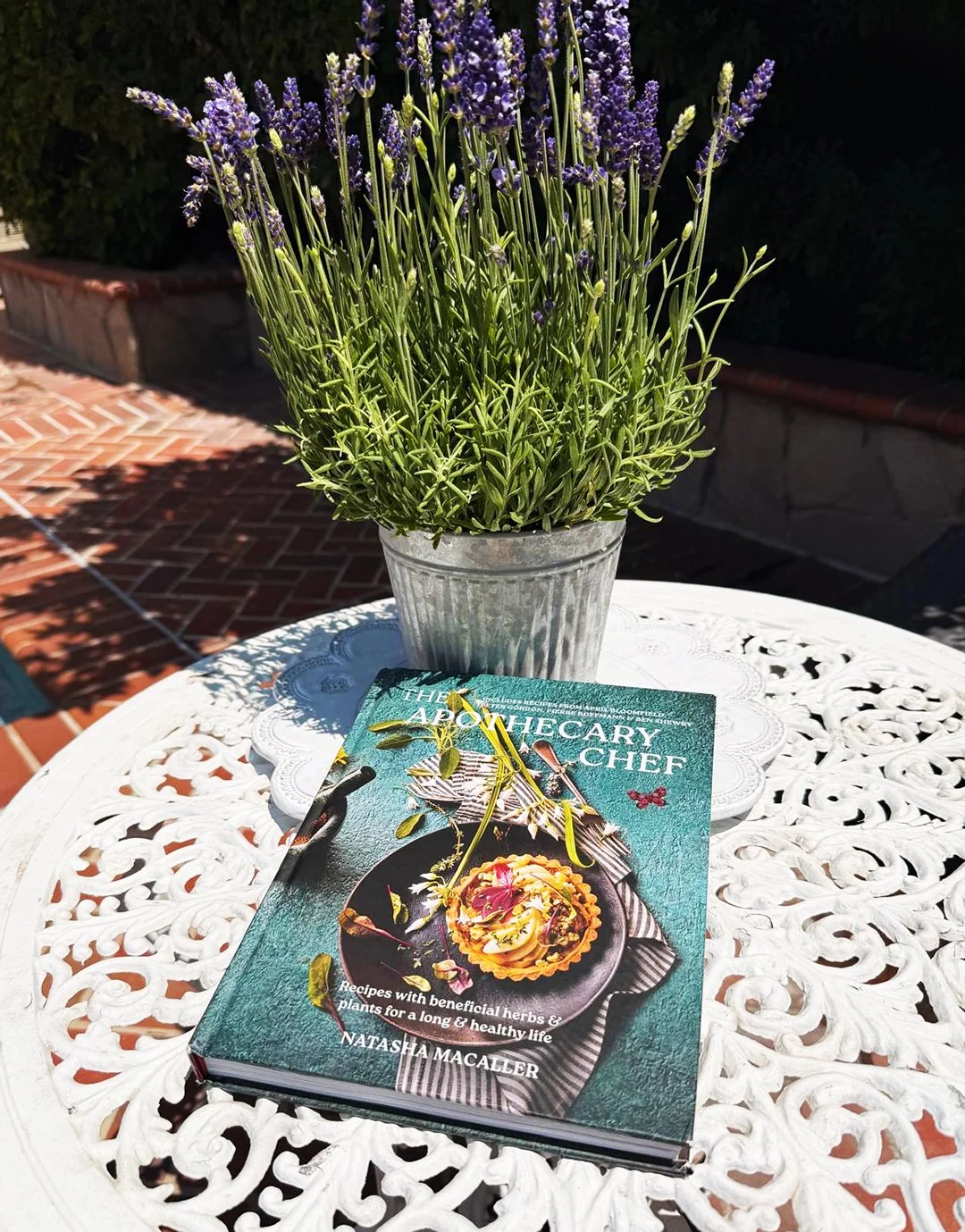 If a garden could write recipes, it might look like this. "The Apothecary Chef" is now available to order. Click on photo.