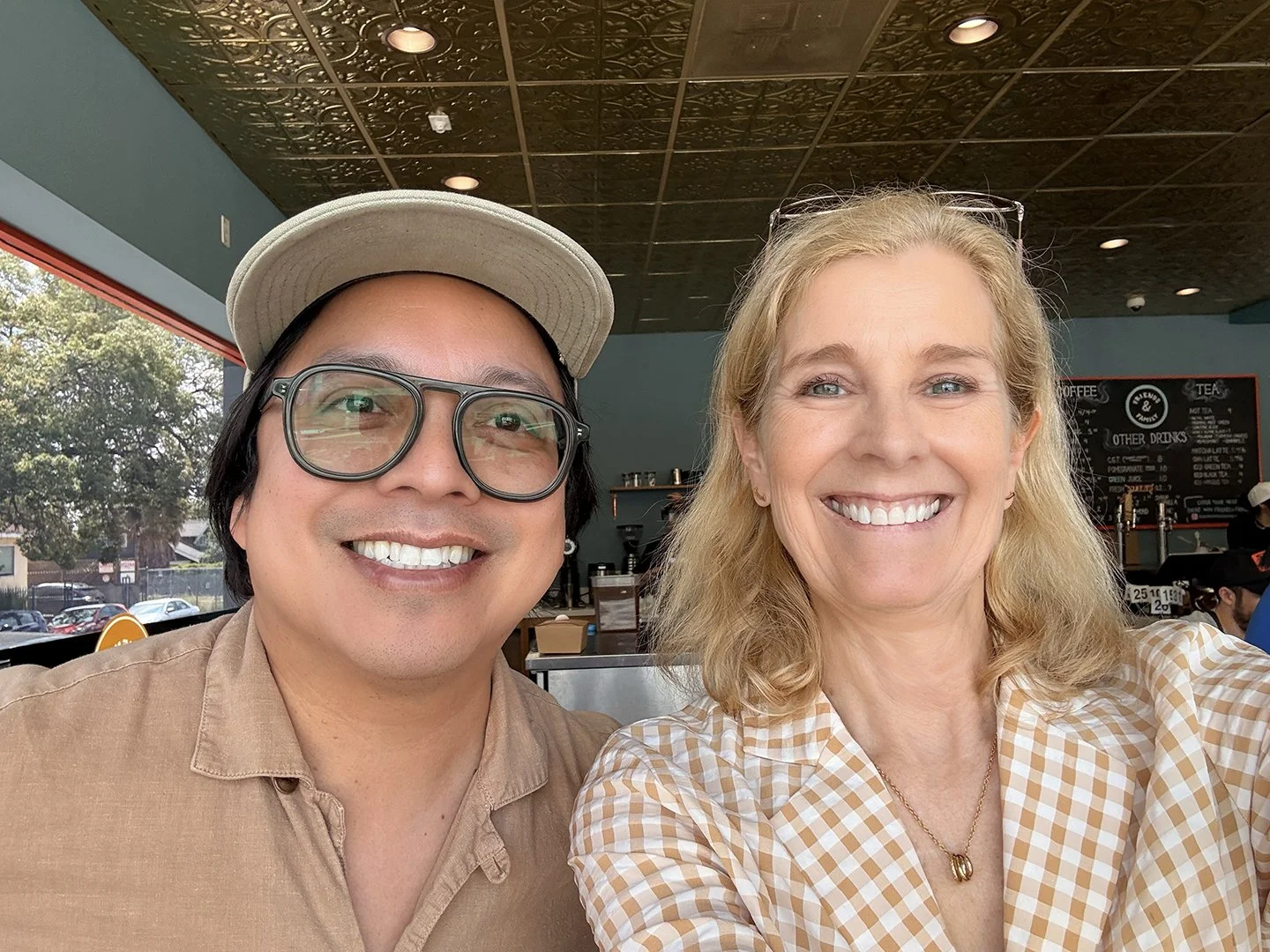 Inside Friends & Family bakery with Ken Concepcion, chef and co-owner of Now Serving — a dedicated and extensive go-to cookbook and culinary shop in Chinatown — and Natasha.
