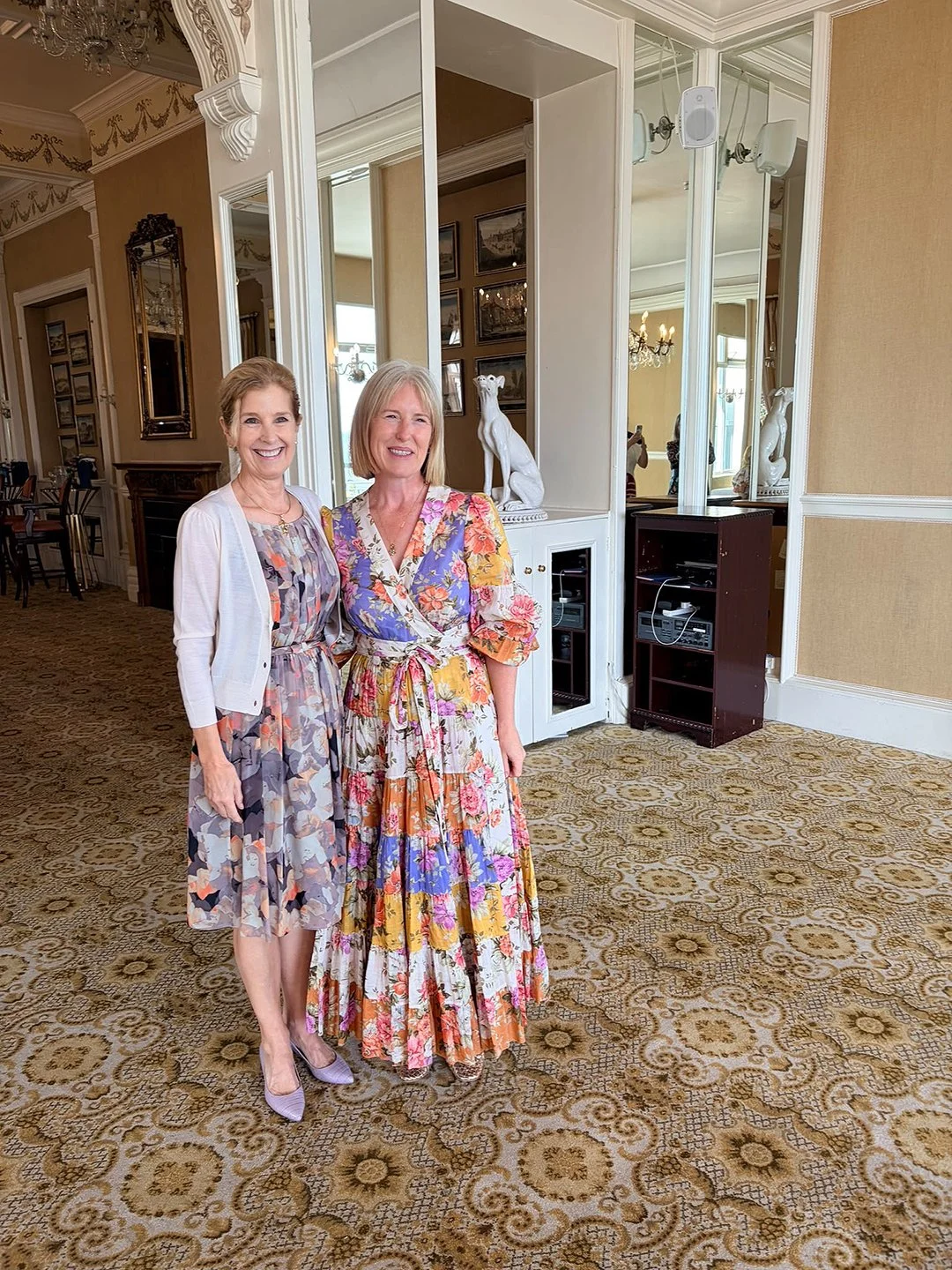 Natasha and Catherine Moore at The Old Government House Hotel.