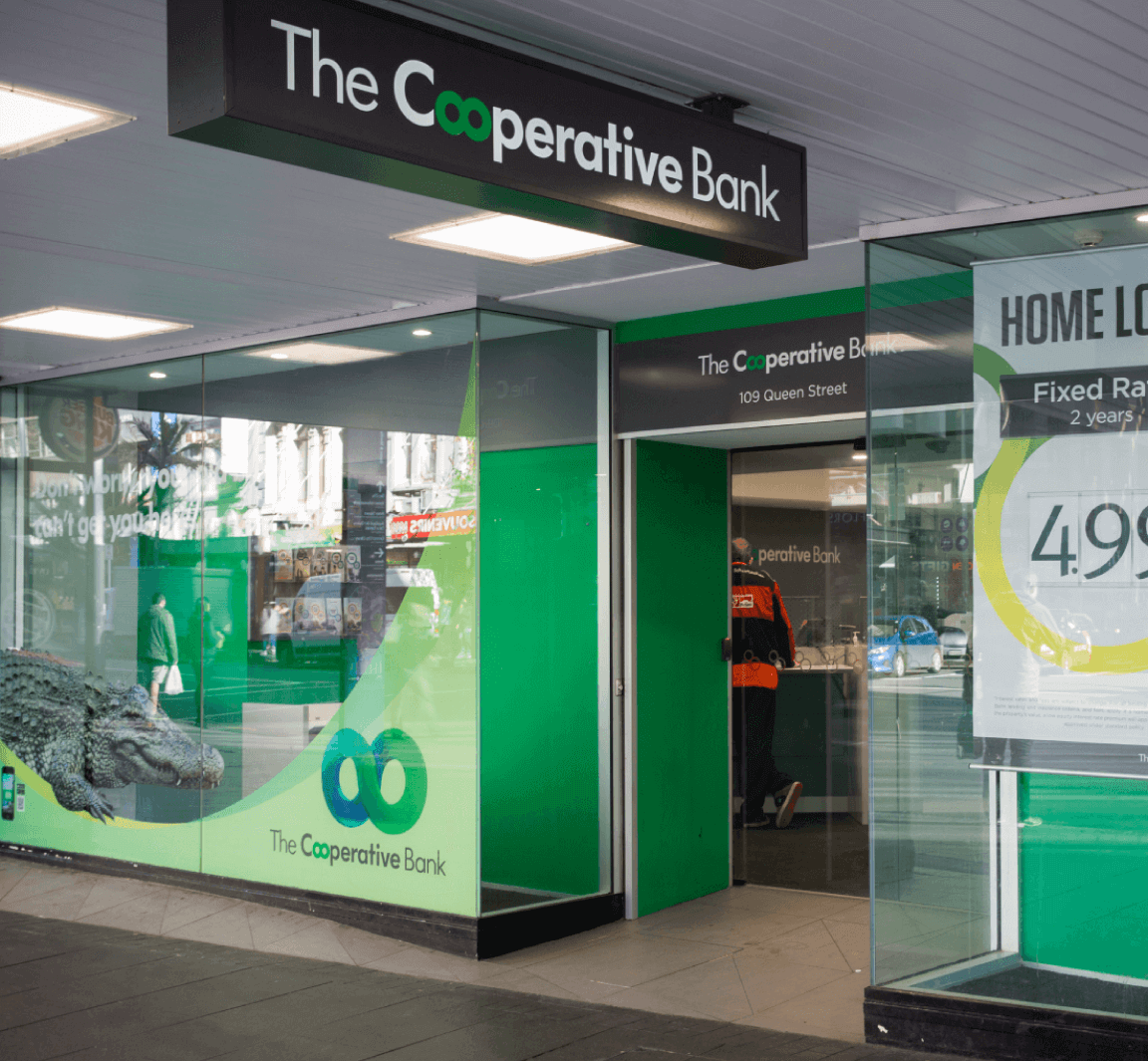The Co-operative Bank  Auckland and Wellington  Corporate Real Estate Services