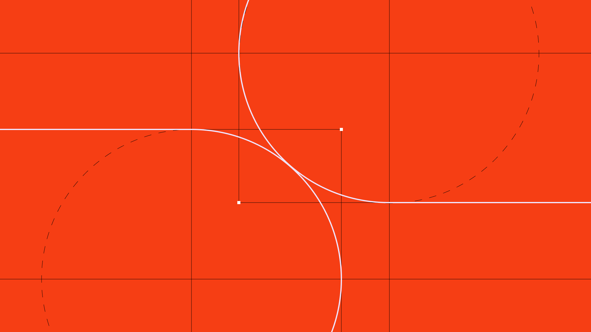 Studio brand identity pattern and mark construction