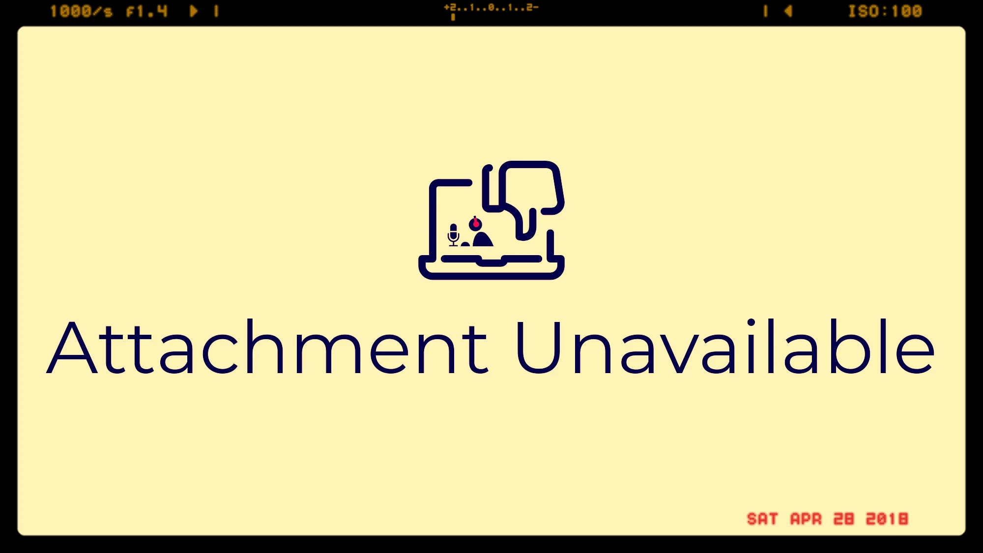 Coming Soon! Attachment Unavailable
