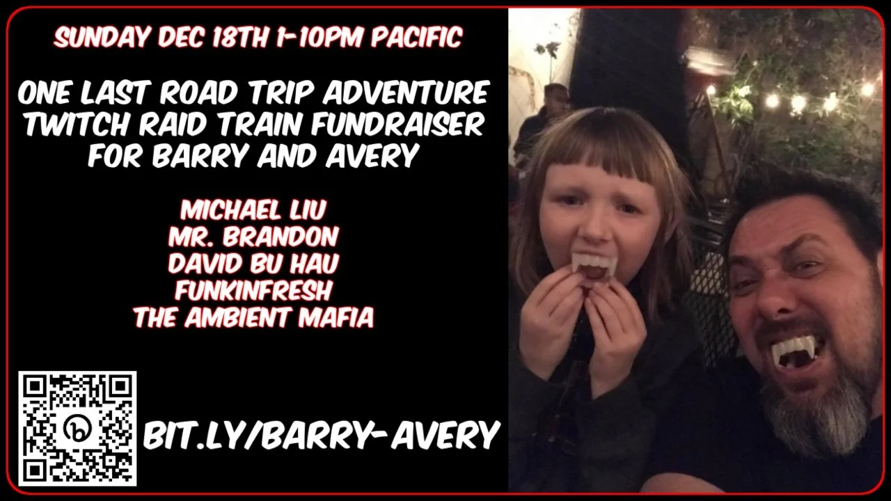 Fundraiser Raid Train For Barry AKA DJ OrionZ