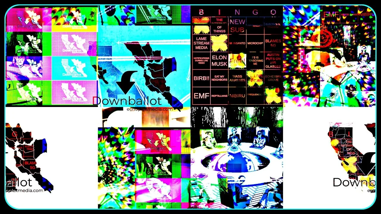 Downballot And Conspiracy Bingo