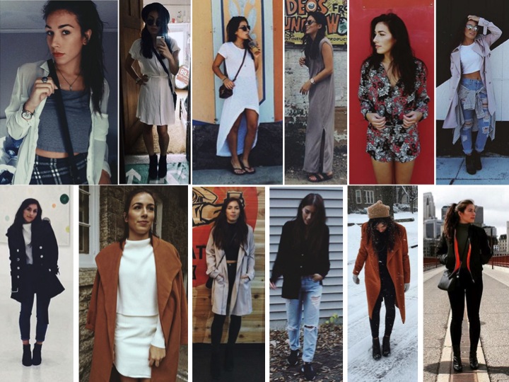 I think I was trying to incorporate the 90's trend that was going on at the time... 