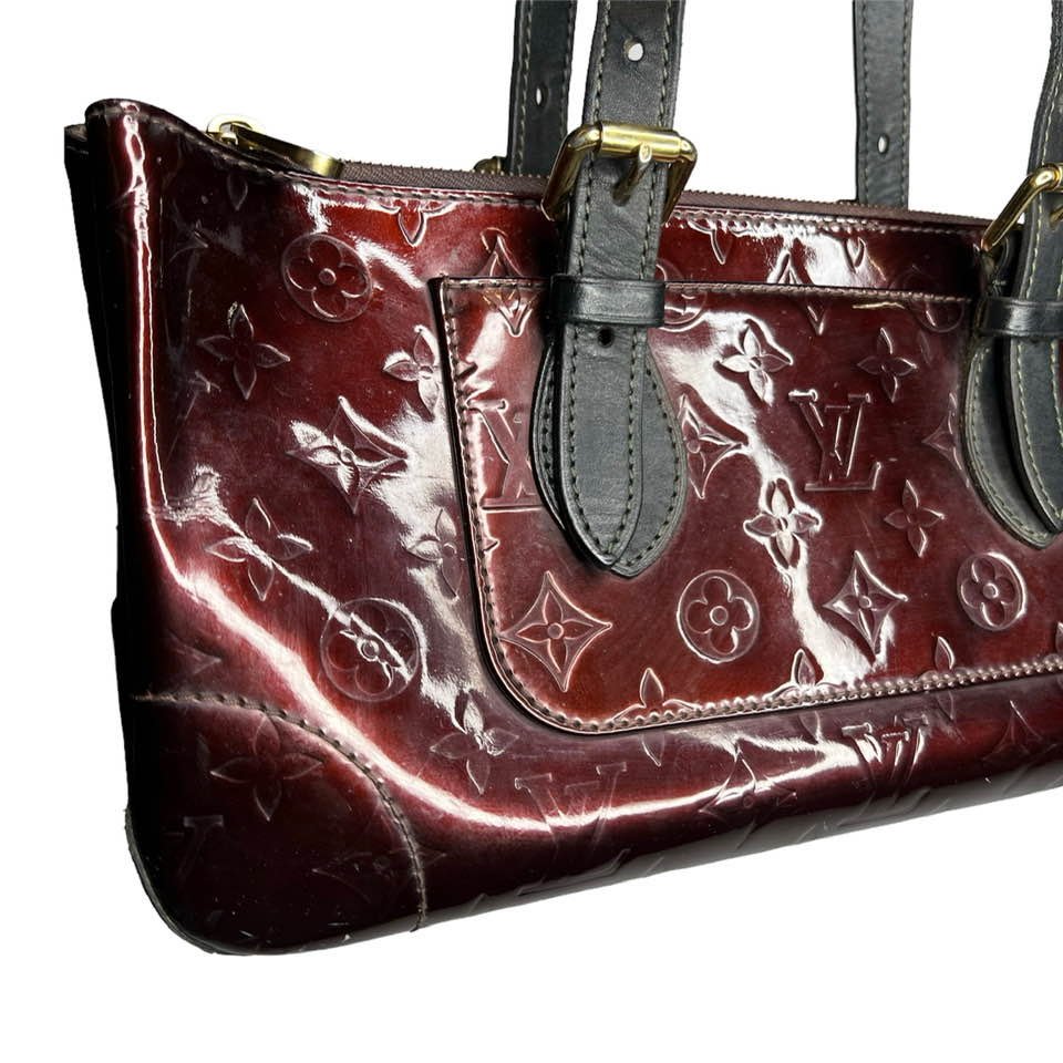 Louis Vuitton, Bags, Louis Vuitton Rosewood Avenue Vernis Shoulder Bag  Amarante