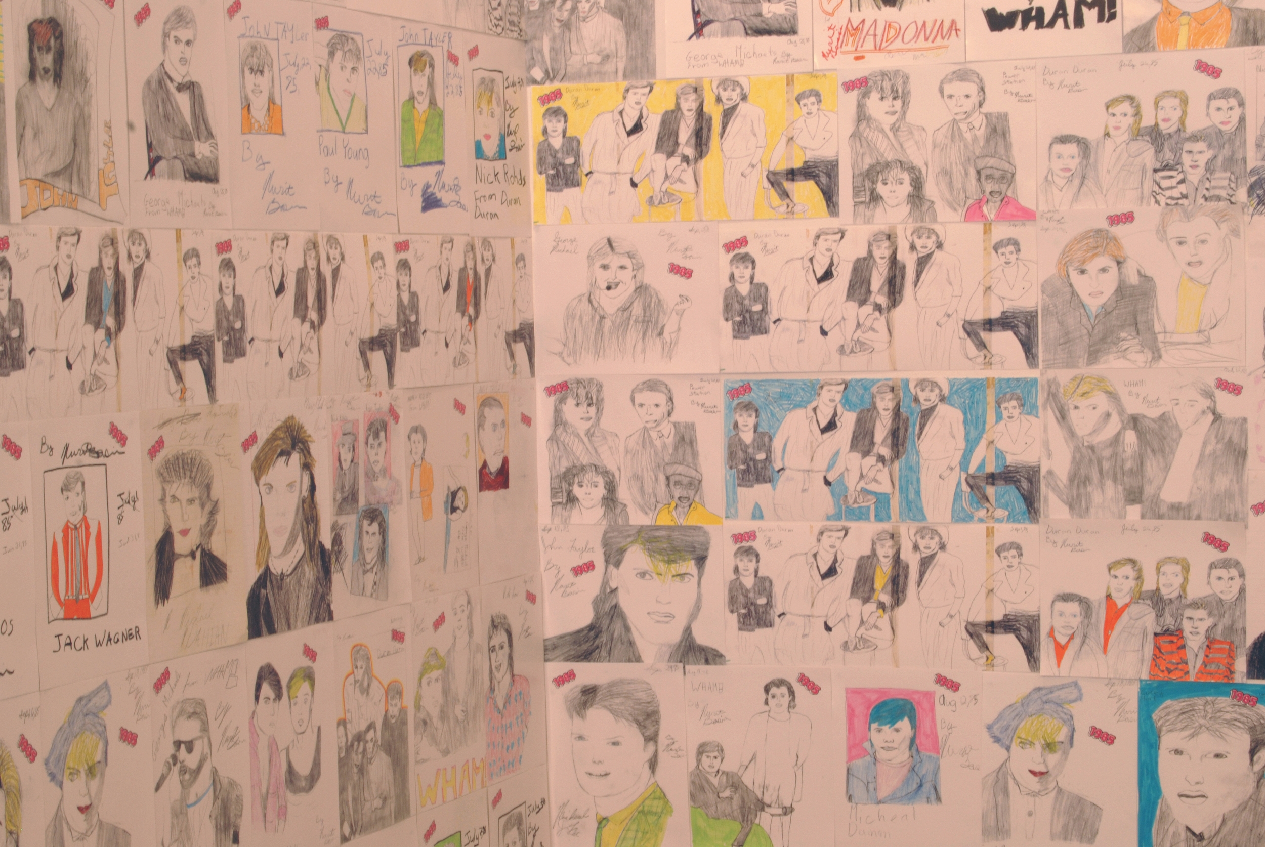1985 - INSTALLATION DETAIL, POSTERS (2010)