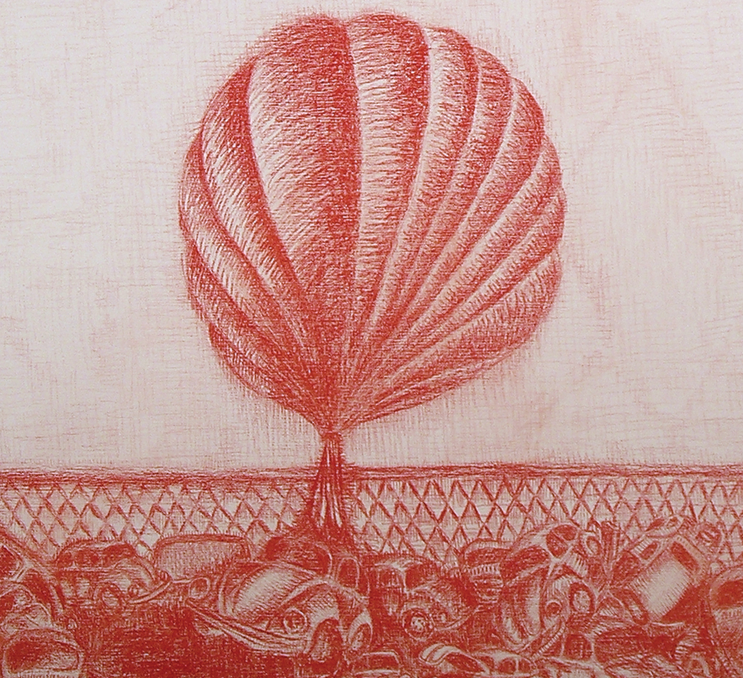 Red Boundaries No.1 (Detail), 2006