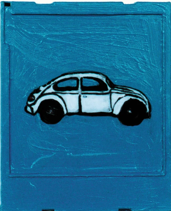 RED AND BLUE SKY SERIES (WHITE BUG)