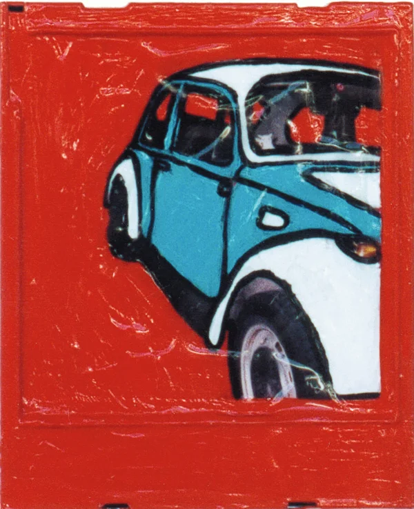 RED AND BLUE SKY SERIES (WHITE AND BLUE BUG)