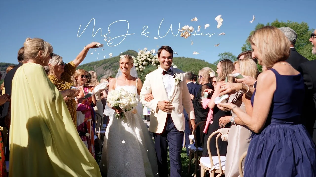 Love Is Knocking At The Door // MJ + Wilkes Airy Chic garden Lounge Wedding In Cashiers, NC