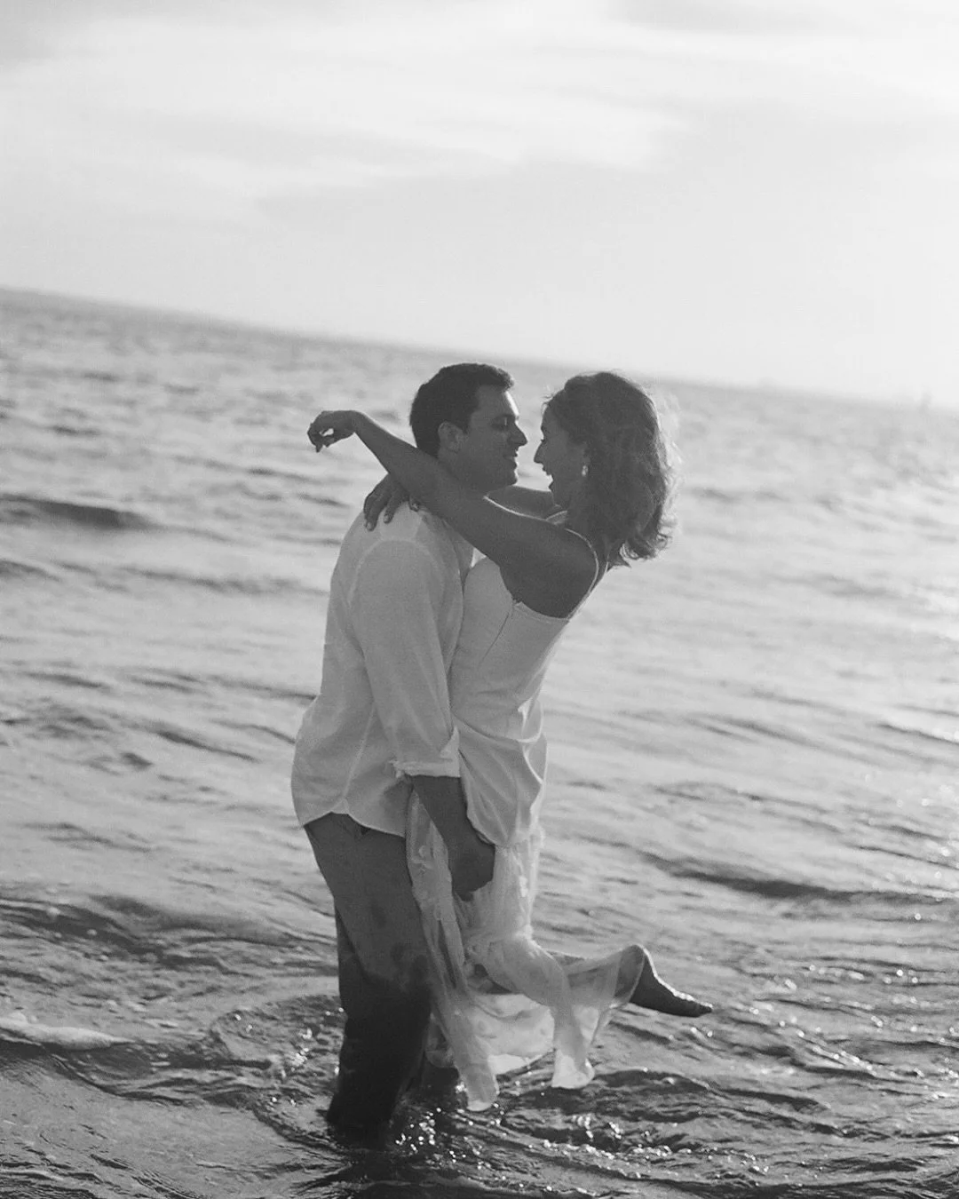 Photos you can feel&mdash;Rachel &amp; Basil (and their pup), all ending up in the ocean by the end of it