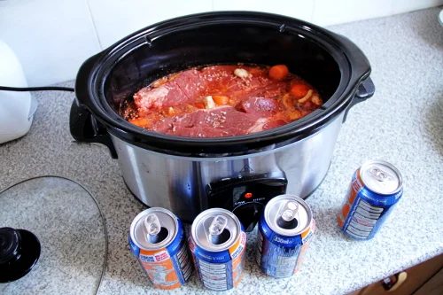 You should have something like this now. Notice the extra can of Irn Bru, drink that sucker. 