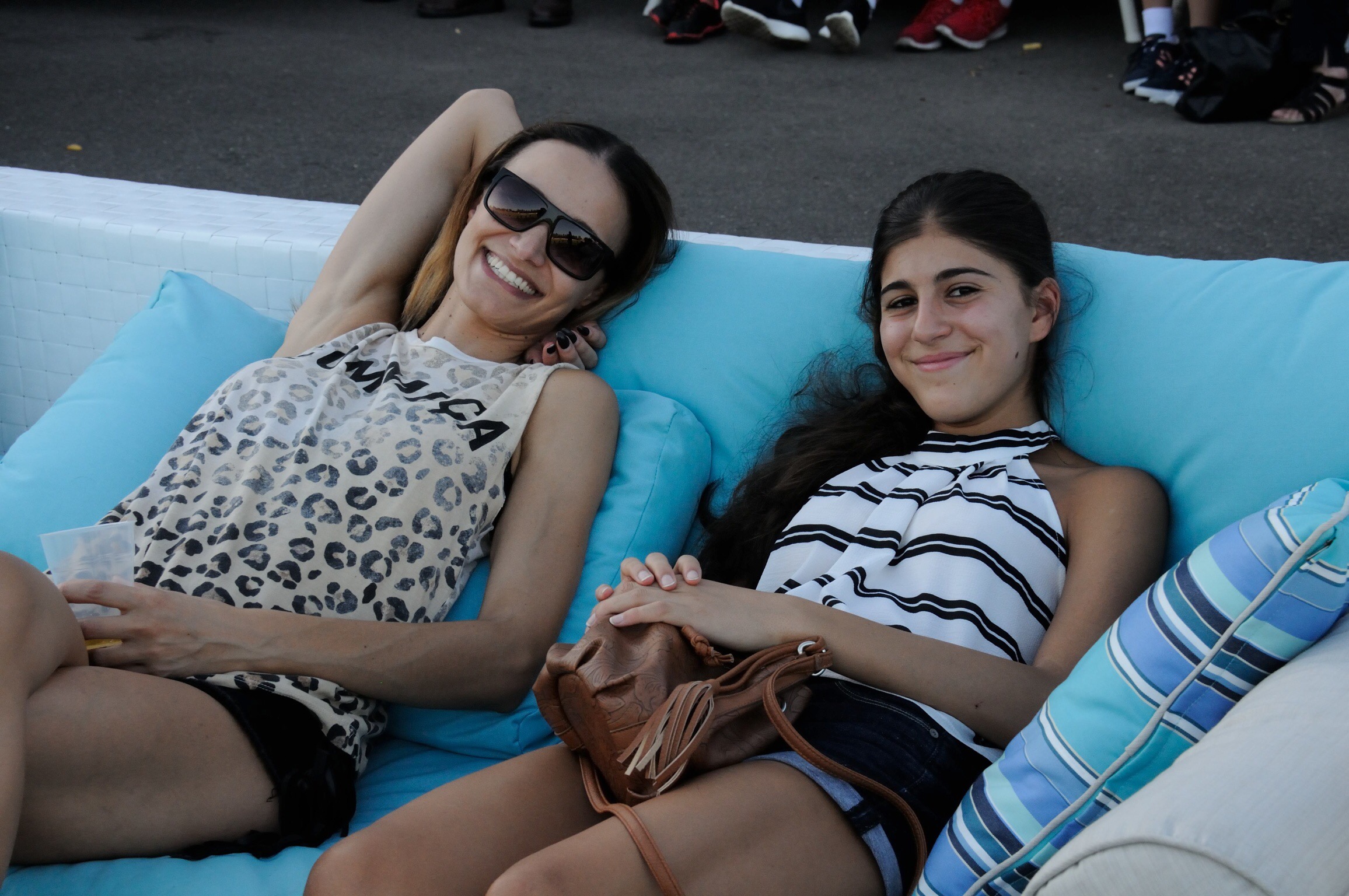 The lounges supplied by the Outdoor Furniture Specialists were an absolute hit with the crowd
