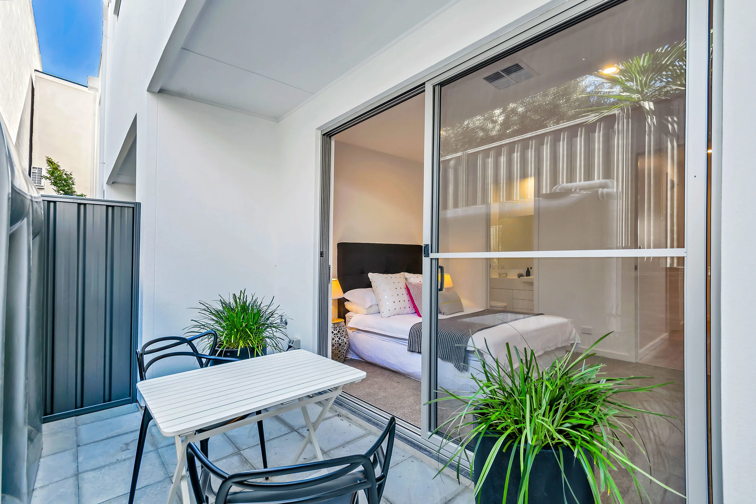 Quaint private courtyard to Bedroom 1