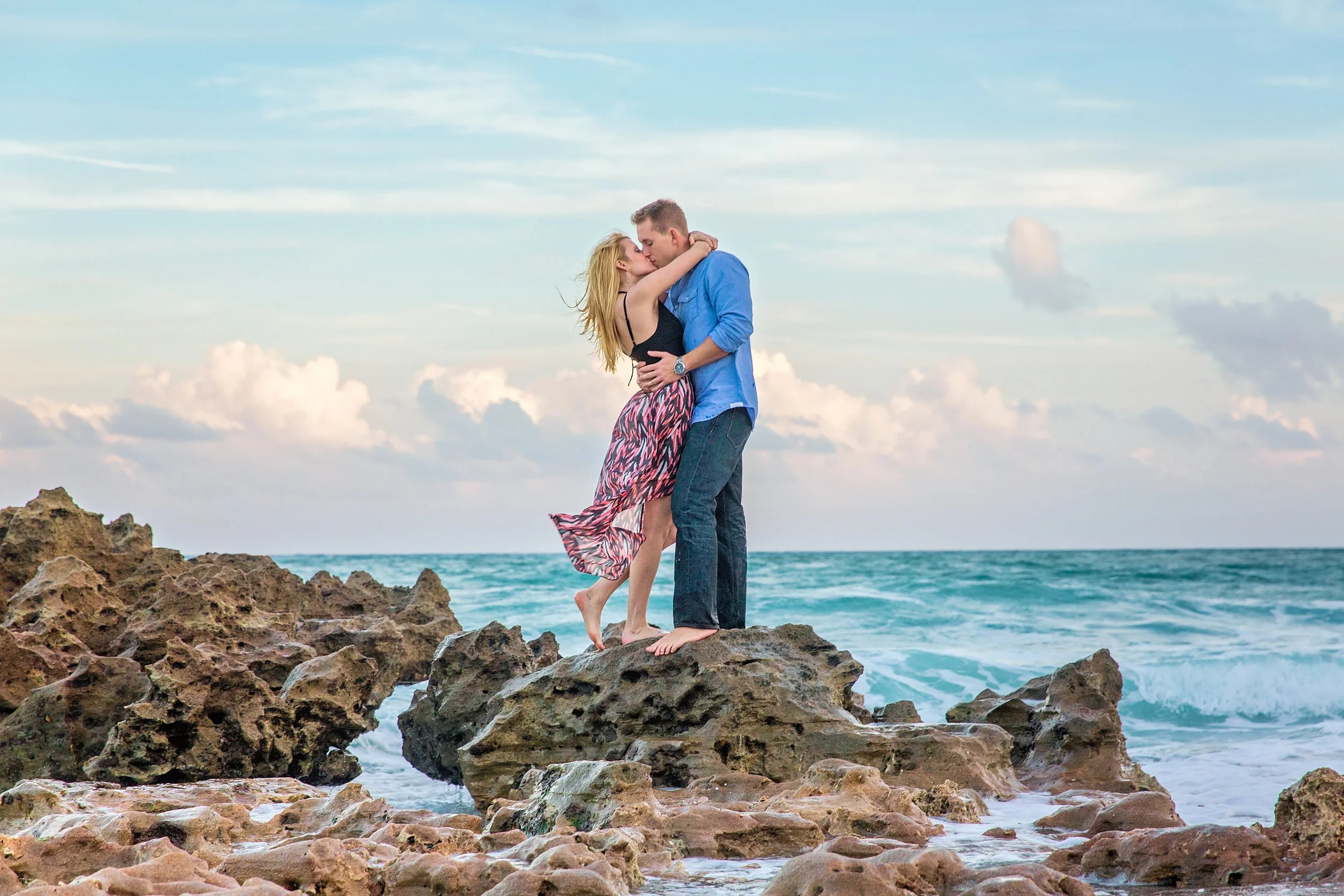 Jupiter Florida Engagement Photographer: Erin and Cody's Engagement Session at Coral Cove Park, Tequesta