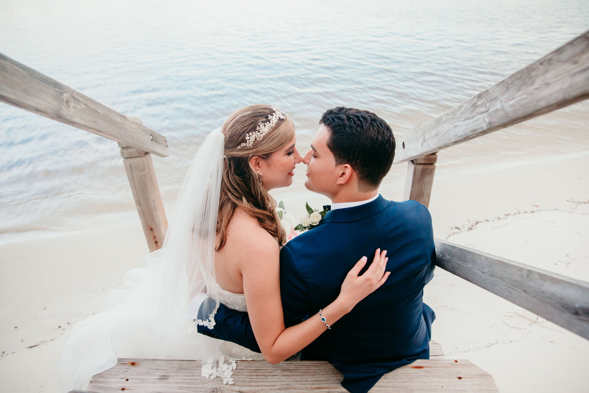 Out of the Blue Waterfront Wedding