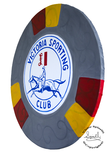 This is my latest piece of Pop art. London’s Victoria Sporting Club is most famous and I love this £1 Chip. 24 inch diameter and painted on solid wood. Enjoy. The whole collection can be seen here: http://www.victorspinelli.com/#/casino-chips/ Sales Inquiries please email: Hello@SPiNgalleries.com