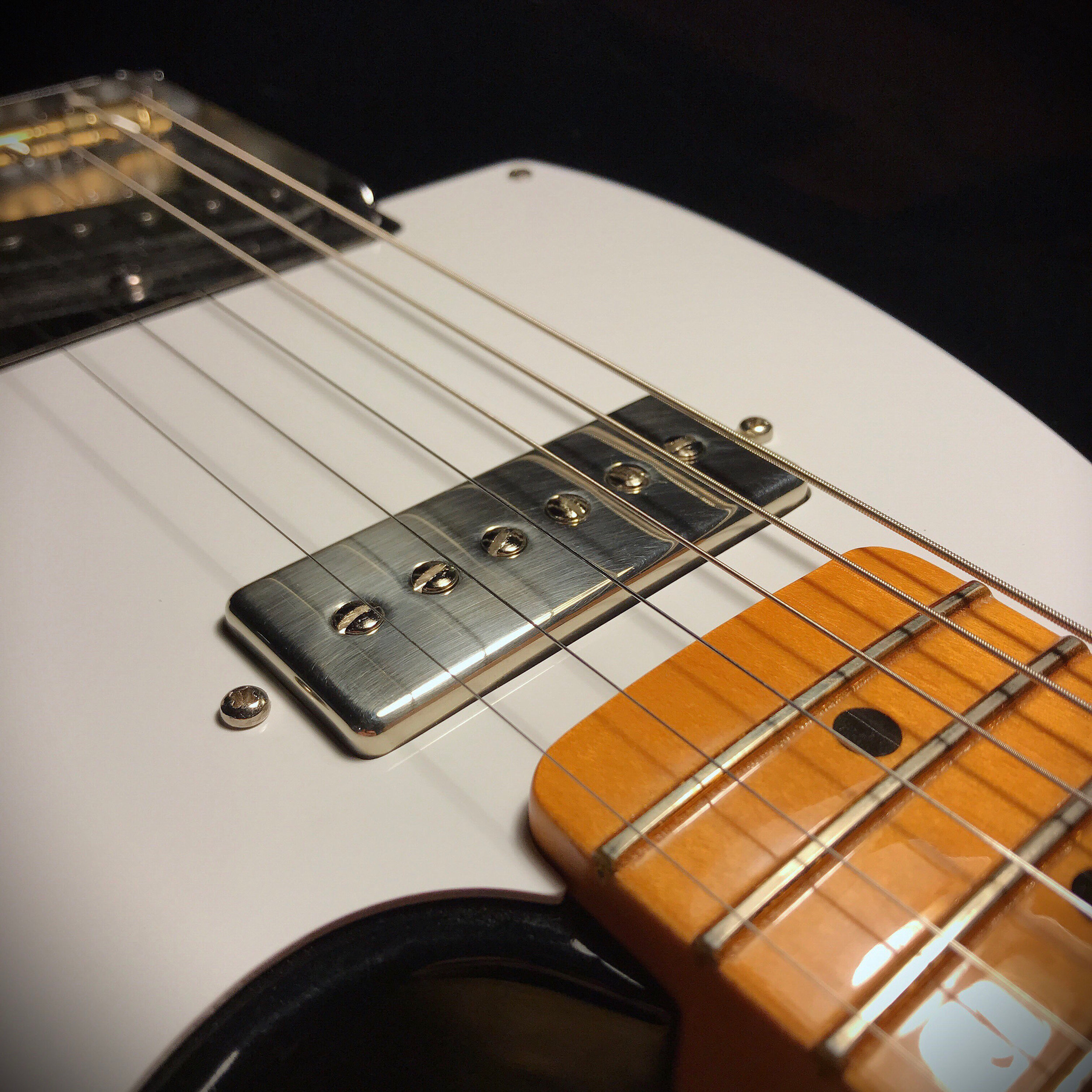 P90-Mini · Polished Nickel · Tele Neck