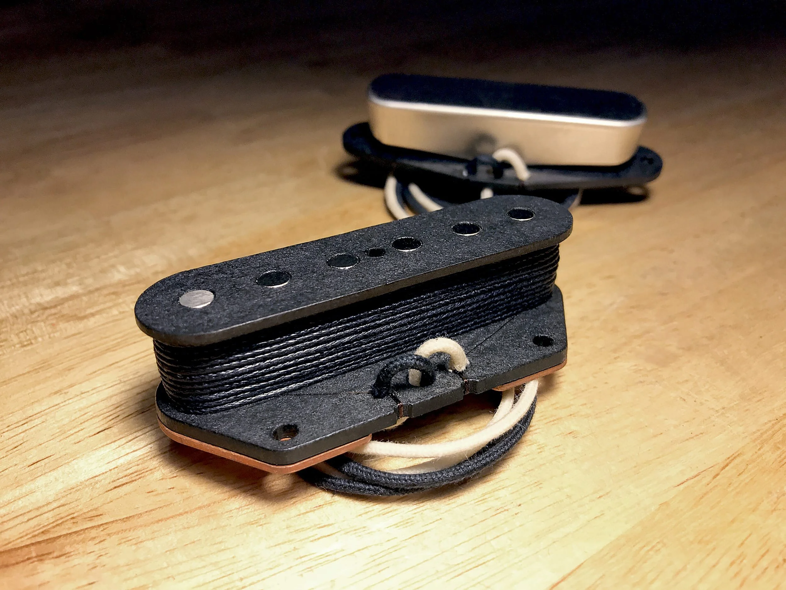 '52-TSC Bridge & Neck · Black Wrap · Tele Single Coil · From MagnetoDesignLab.com