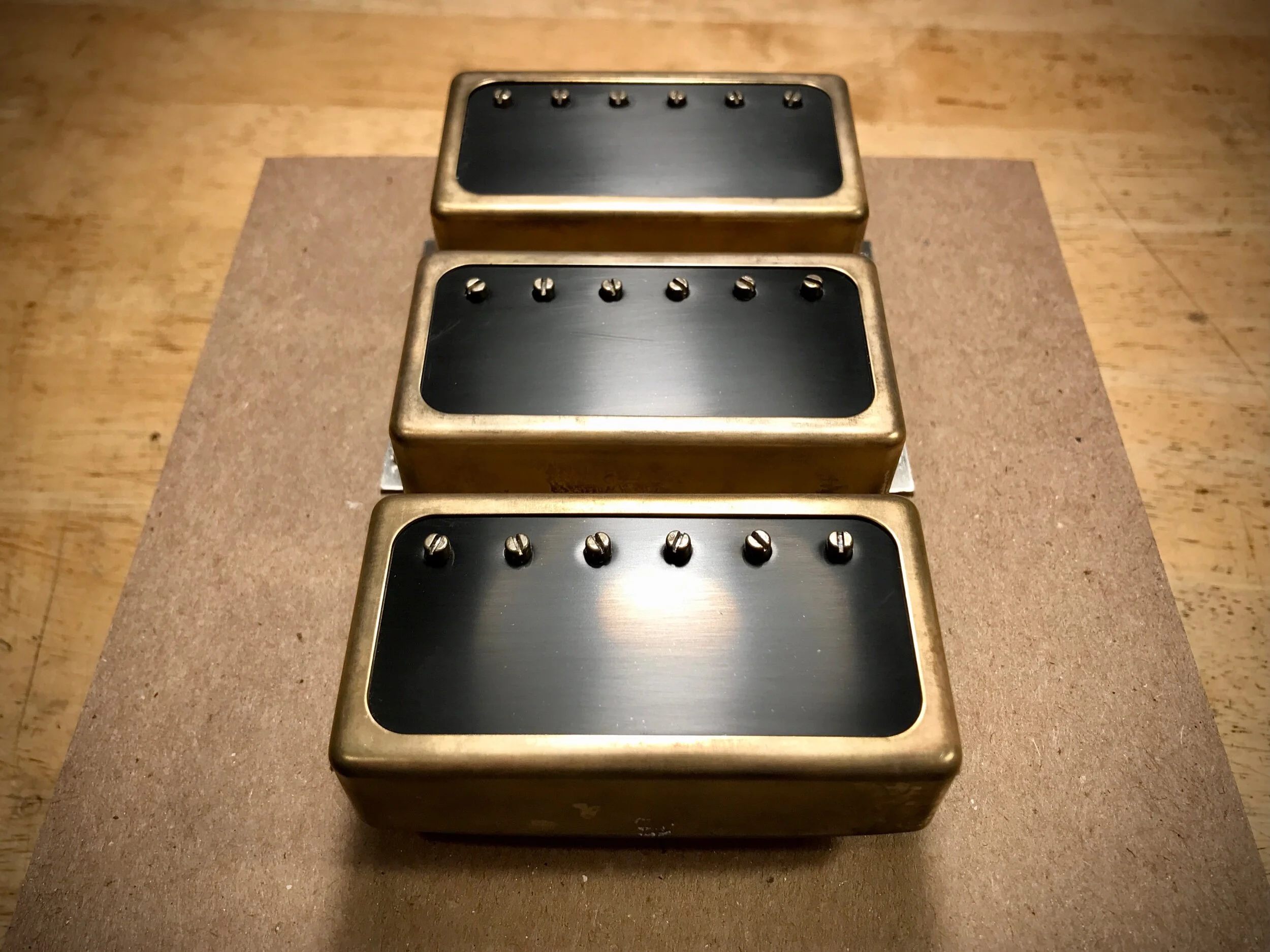 Full-Mini Triple Set · Aged Gold Open w/Insert · Magneto Design Lab