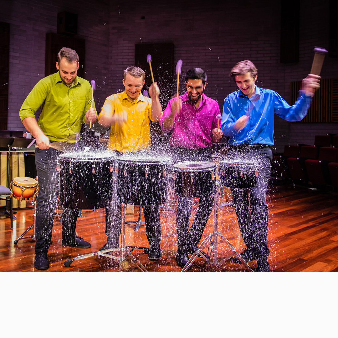 Members of Defying Gravity Percussion Ensemble Photo by Kathy Wheatley.jpg